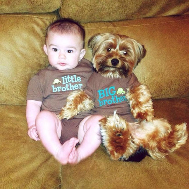 Babies & Puppies: Cute Pictures to Keep You Smiling All Weekend!
