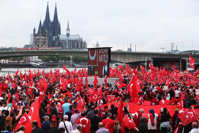 My Thoughts on the Turkish Demonstration in Cologne Today, With Over 50,000 Participants