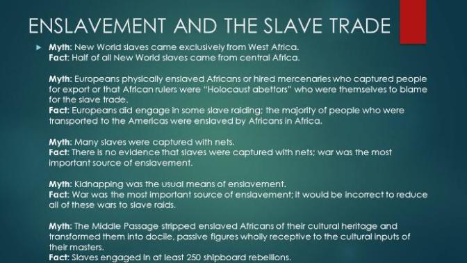 Black Lives Matter, But Is The History About Slaves Really True?