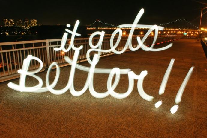 Attention, Young People: Don't Worry, It Gets Better