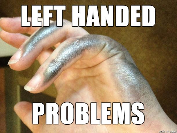 13 Problems Lefties Face in a Right-Handed World