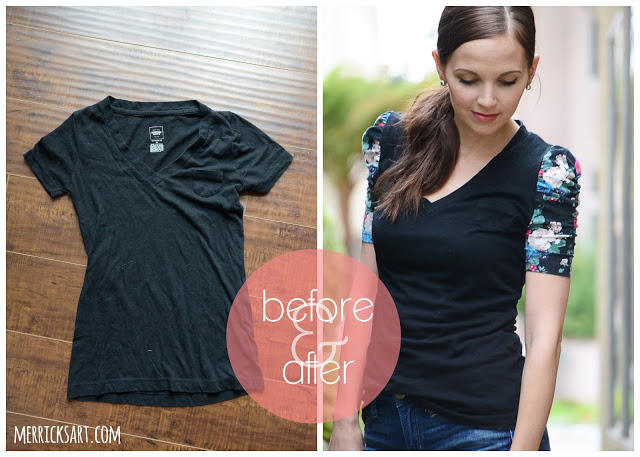 12 DIY T-Shirt Refashion Ideas