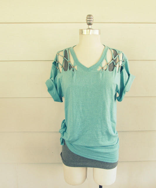 12 DIY T-Shirt Refashion Ideas