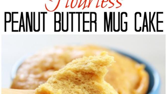 Lazy Food: Three Ingredient Peanut Butter Mug Cake
