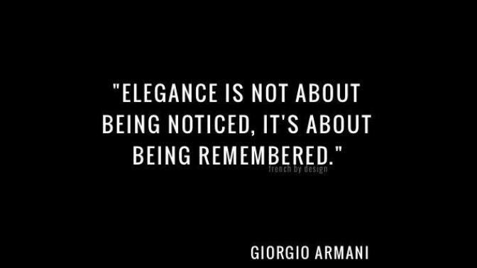 ONE Thing That Instantly Makes You Elegant