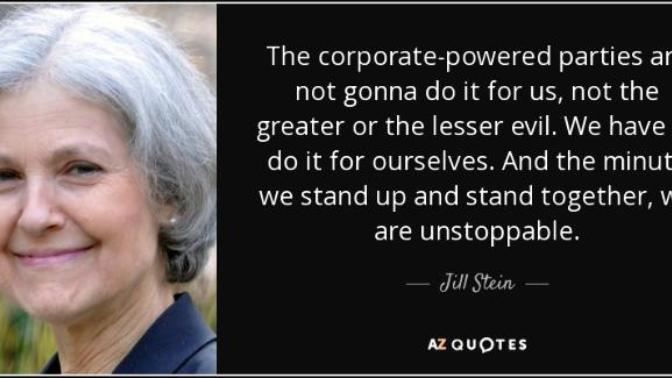 10 Reasons Why I'm Voting For Jill Stein