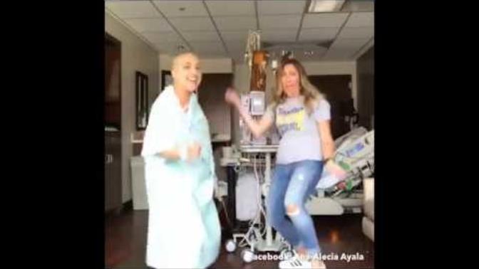 Motivational: Cancer Patient and Friend Dance to "Juju On That Beat"