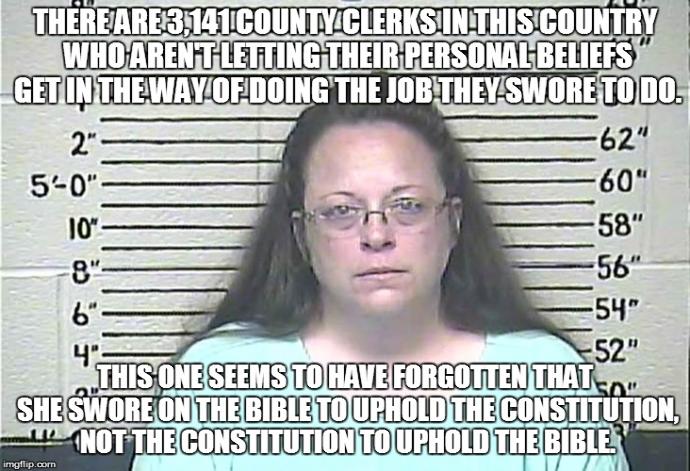 Lets Be Honest About Why Kim Davis Went to Jail