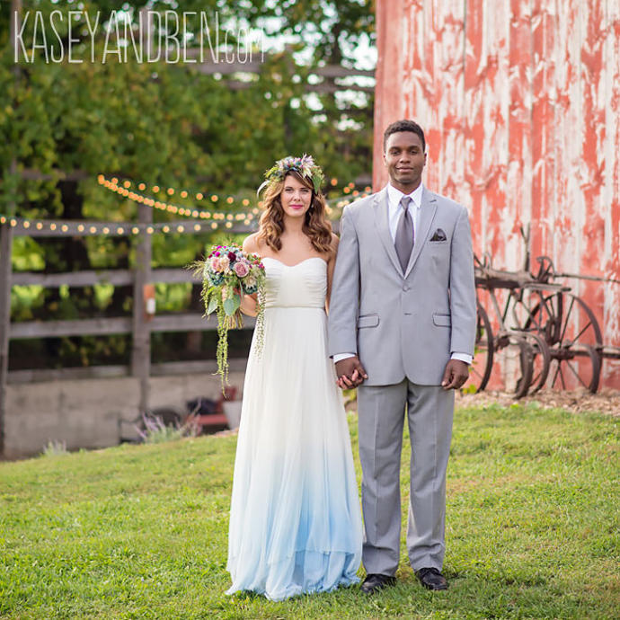 12 Gorgeous Tie Dye Wedding Dresses