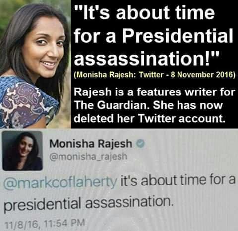 The hypocrisy of Hilary supporters and anti Trump protesters.