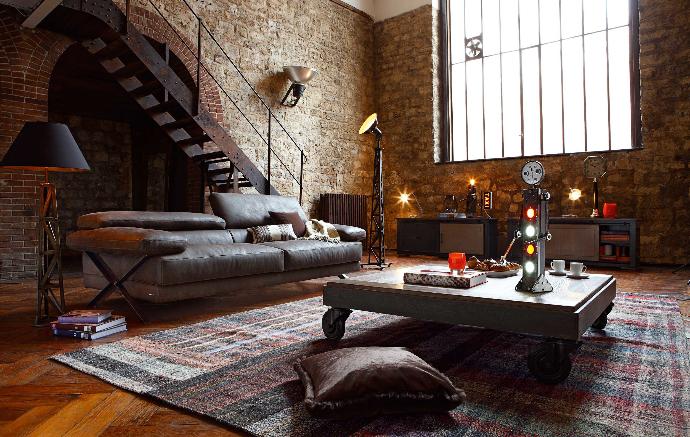 17 Beautiful Examples of Industrial Design for Homes and Apartments