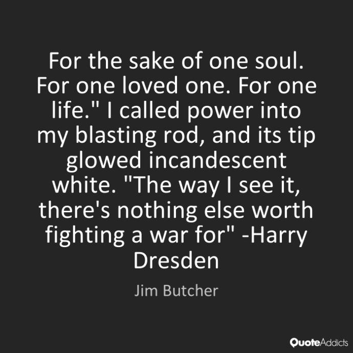 Some of my Favorite Dresden Files quotes