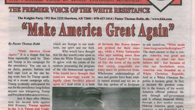 Shut up about liberals rioting in the streets and we'll shut up about the KKK and Neo-Nazis who love conservatism.