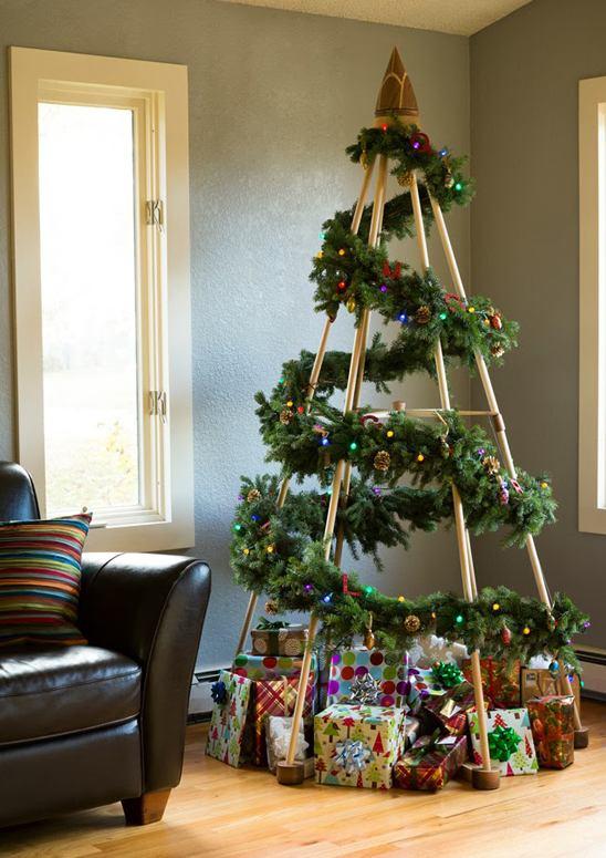 The Coolest Alternative Christmas Trees