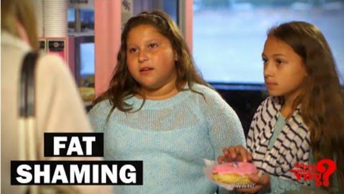 Dumb Social Experiment On Fat-Shaming