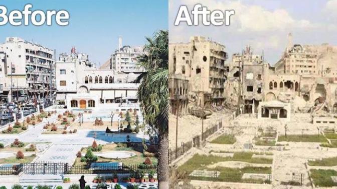 War does no one good; The heartbreaking ruins of a 4,000-year-old city of Aleppo finally ends after four and a half years.
