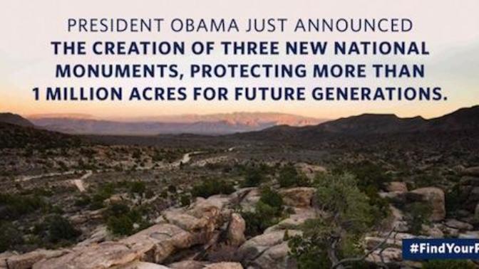 The Controversy over the new national monuments is stupid