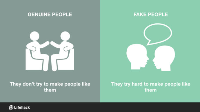 Genuine People vs Fake People