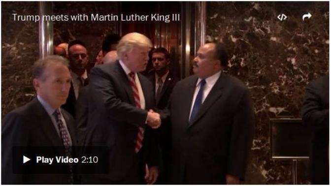 Martin Luther King III Meets With President Trump On The Day That Celebrates What His Father Stood For. Democrats In Full Panic Mode.