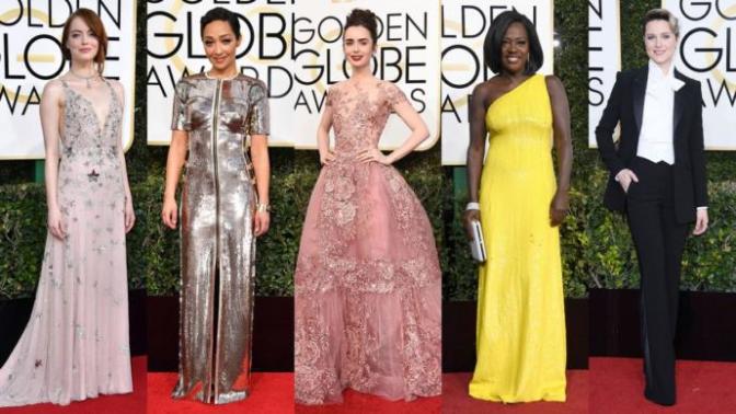 Best Dressed At The Golden Globes 2017