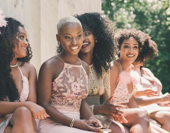 Admiring All Shades of Chocolate Women...