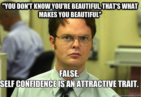 How to be comfortable with the way you look.