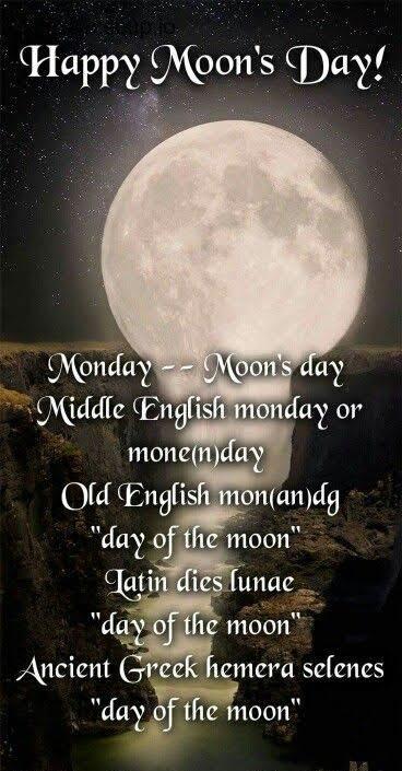 The Meanings of the Names of the Days