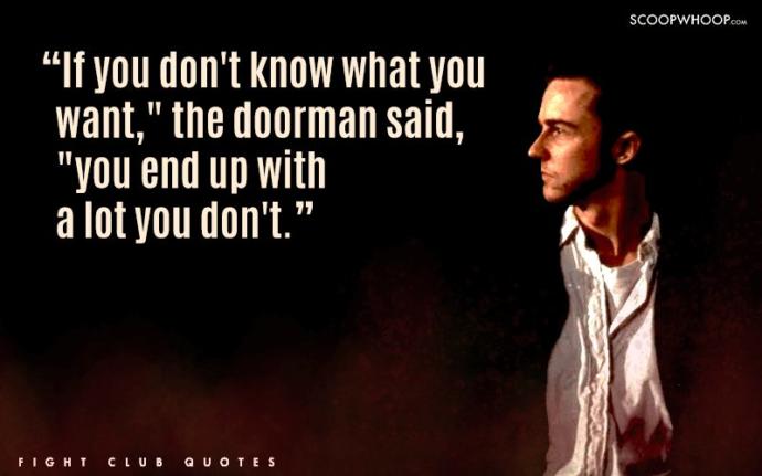 Some Wise and Awesome Quotes From the Movie "Fight Club"