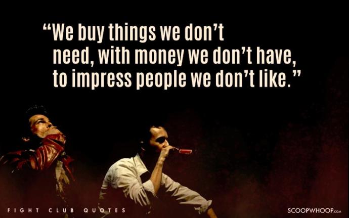 Some Wise and Awesome Quotes From the Movie "Fight Club"