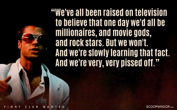 Some Wise and Awesome Quotes From the Movie "Fight Club"