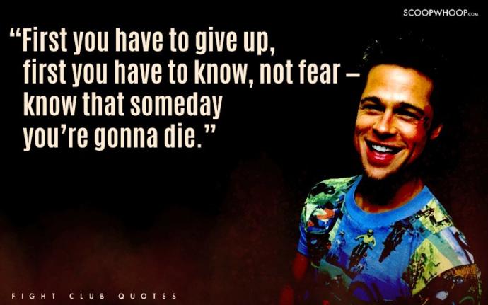 Some Wise and Awesome Quotes From the Movie "Fight Club"