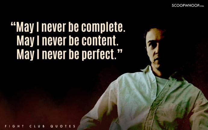 Some Wise and Awesome Quotes From the Movie "Fight Club"