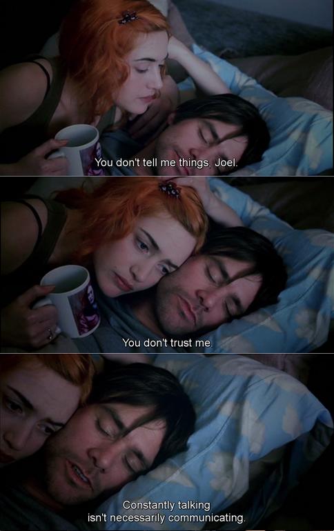 Some Really Beautiful Quotes From the Movie "Eternal Sunshine of the Spotless Mind"