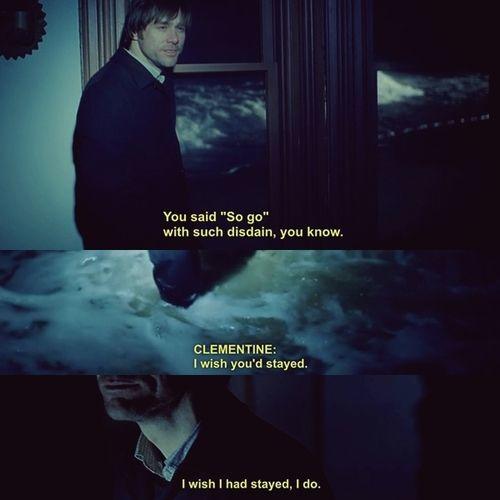 Some Really Beautiful Quotes From the Movie "Eternal Sunshine of the Spotless Mind"