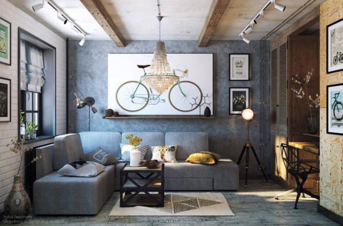 Living Room Industrial Designs