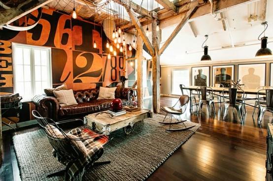 Living Room Industrial Designs