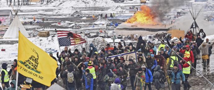The Shining Pillar of Protest and Free Speech on the Dakota Pipeline