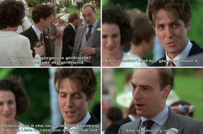 Some of the Best Quotes and Scenes From the Movie "Four Weddings And A Funeral"