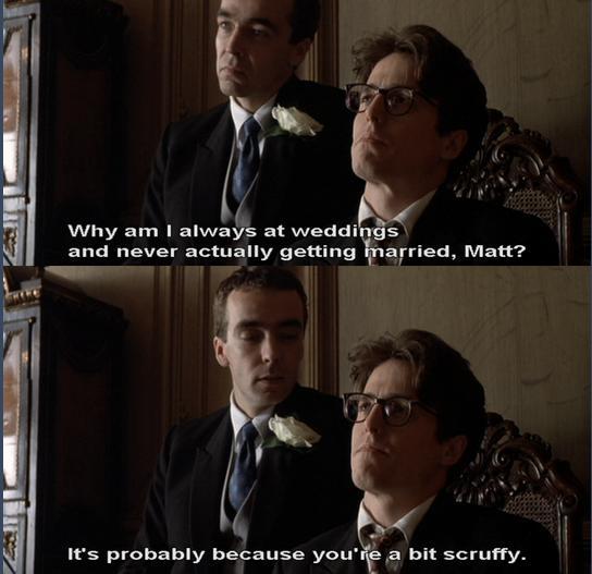 Some of the Best Quotes and Scenes From the Movie "Four Weddings And A Funeral"
