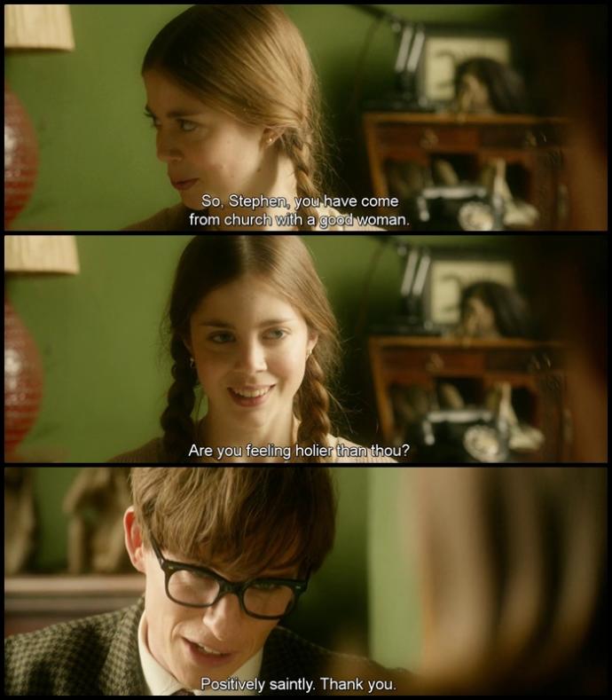 Some of the very Wise and Best quotes from the movie "The Theory Of Everything" and from a very famous person, Stephen Hawking