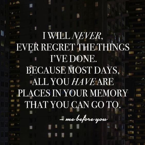 Some of the very best and romantic quotes from the movie "Me Before You"