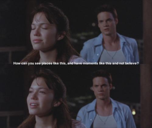 Some of the Very Romantic and Wise Quotes from the Movie "A Walk To Remember"