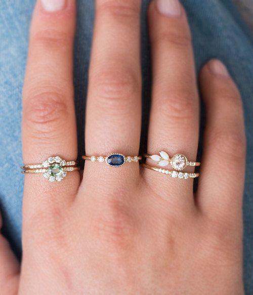 Gracefully Dainty Rings