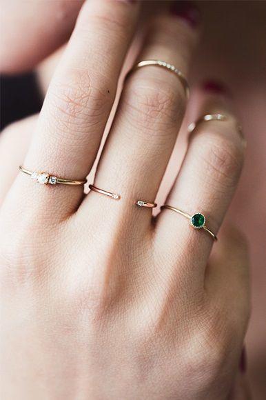 Gracefully Dainty Rings