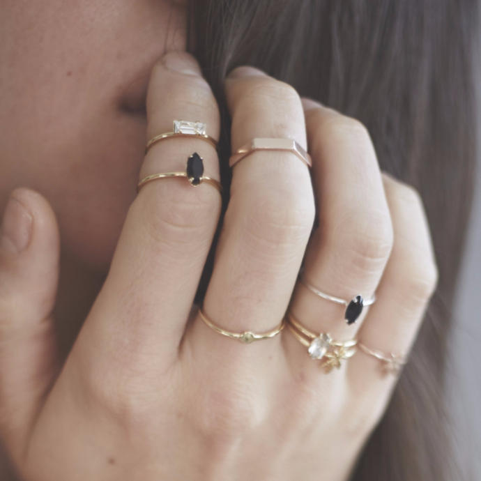 Gracefully Dainty Rings