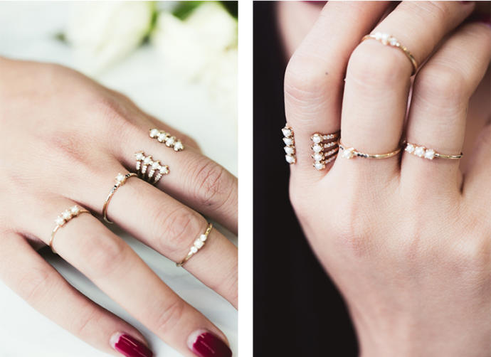 Gracefully Dainty Rings