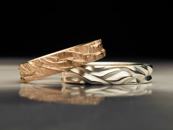 Classical Yet Fun Wedding Bands