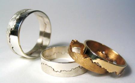 Classical Yet Fun Wedding Bands