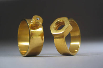 Classical Yet Fun Wedding Bands
