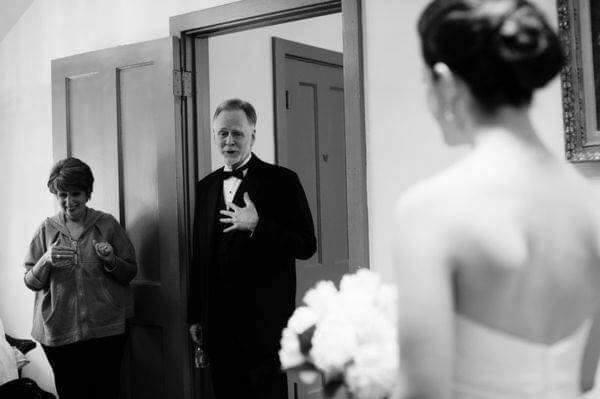 18 Magical "First Looks" Between Brides and Their Fathers